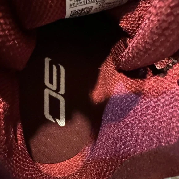 Under Armour Curry 2 Retro Basketball Shoes (Domaine Red Silver Gum) Men 11.5 - Picture 16 of 16